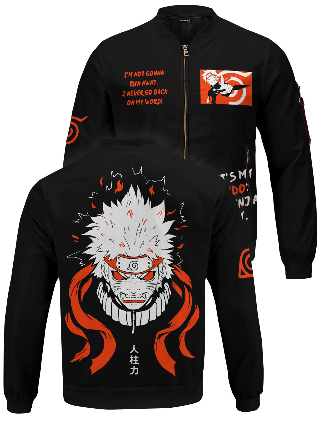 Fandomaniax - Dark Naruto Bomber Jacket