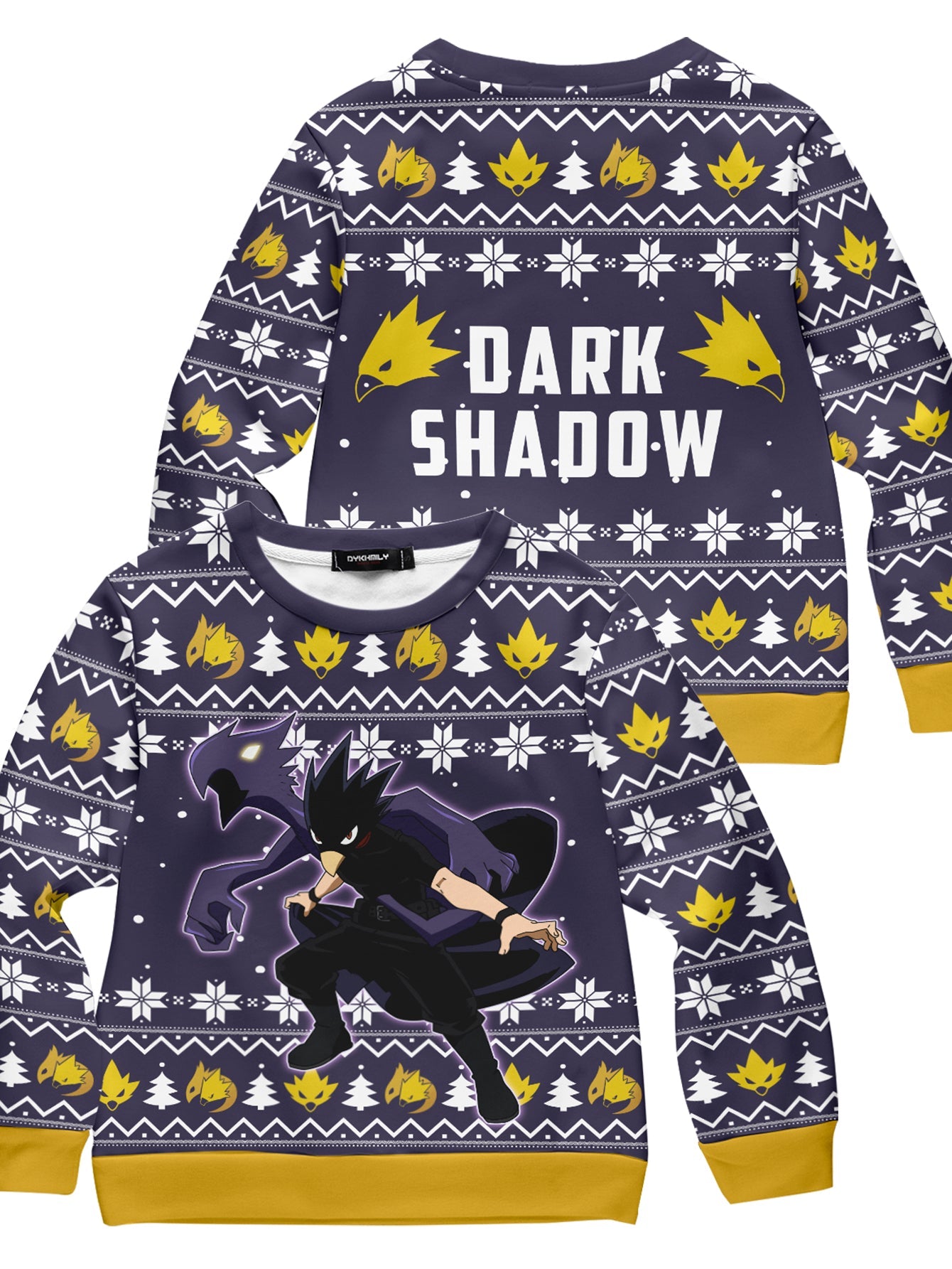 Fandomaniax - Dark Shadow Xmas Kids Unisex Wool Sweater