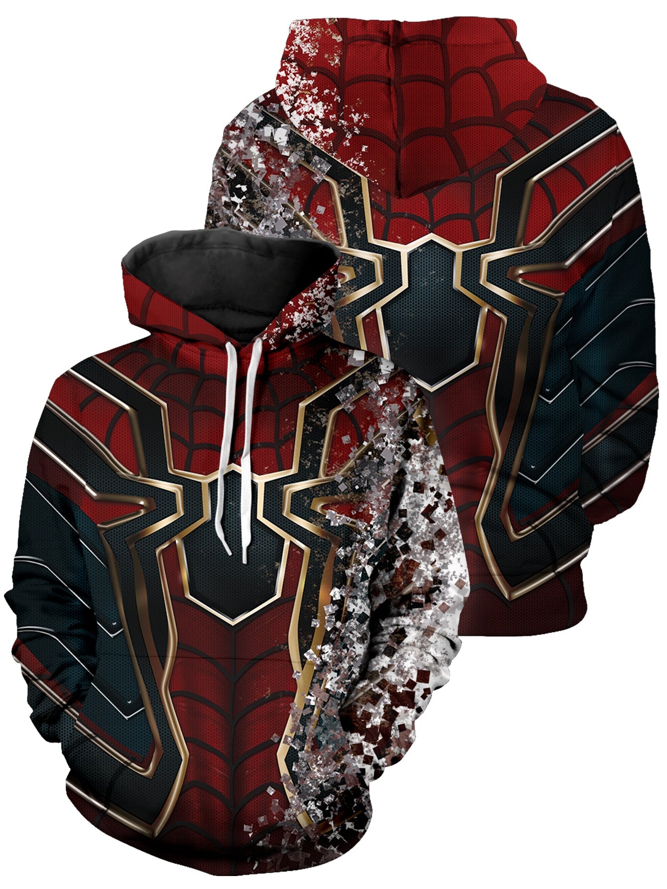Fandomaniax - Death of Spider-man Unisex Pullover Hoodie