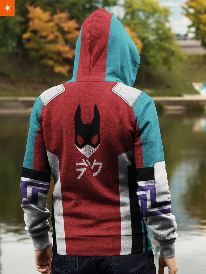 Fandomaniax - Deku Unisex Zipped Hoodie