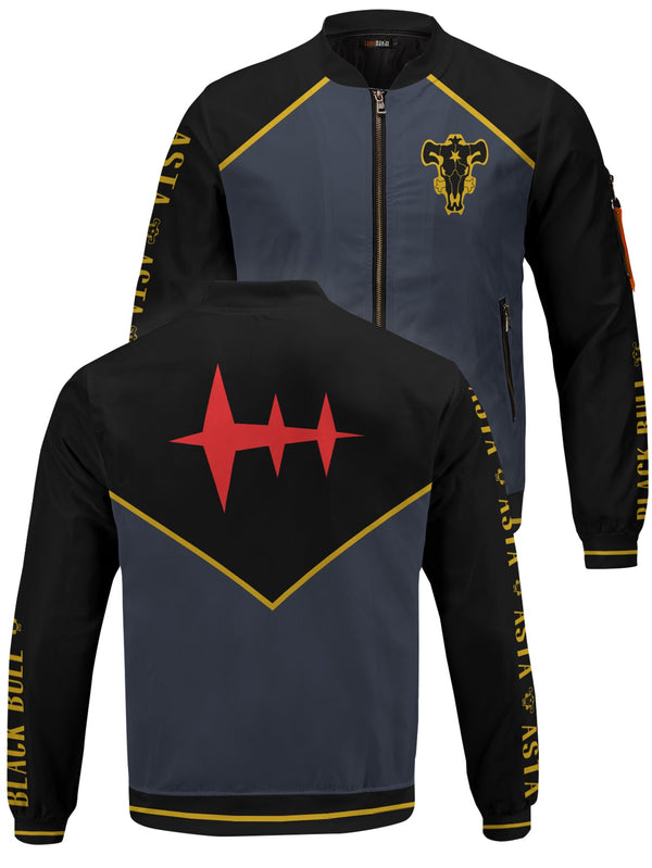 Fandomaniax - Demon Asta Stylish Bomber Jacket