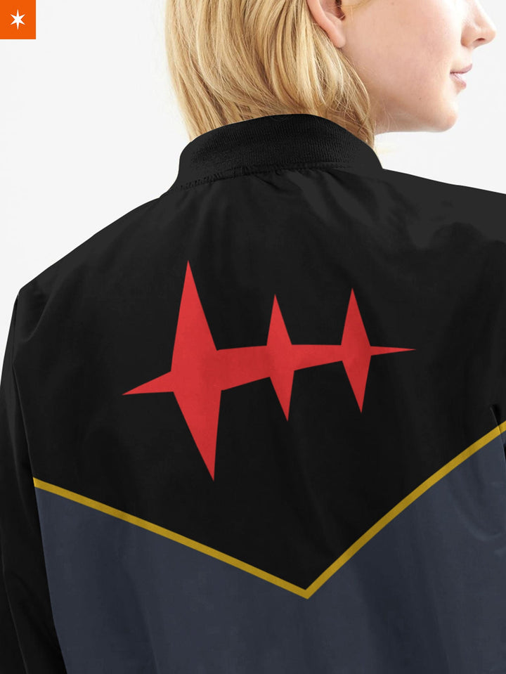 Fandomaniax - Demon Asta Stylish Bomber Jacket