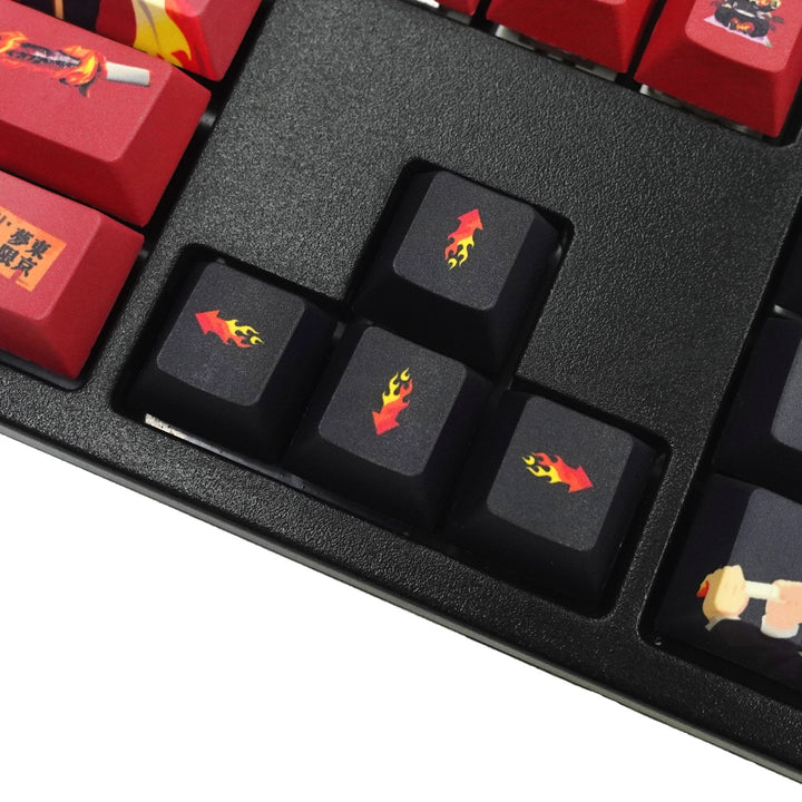 Demon Slayer Keycaps | Rengoku Kyojuro Keycaps - Goblintechkeys