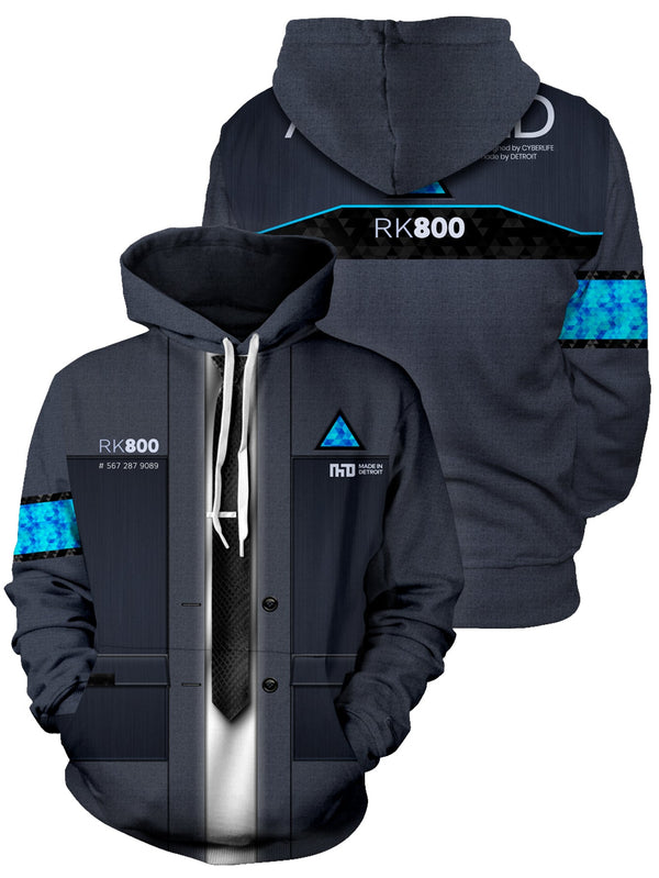 Fandomaniax - Detroit Connor V2 Unisex Pullover Hoodie
