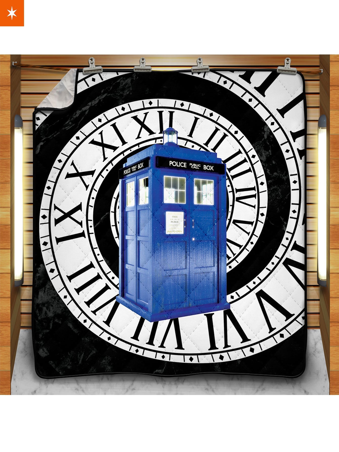 Fandomaniax - Doctor Who TARDIS Quilt Blanket