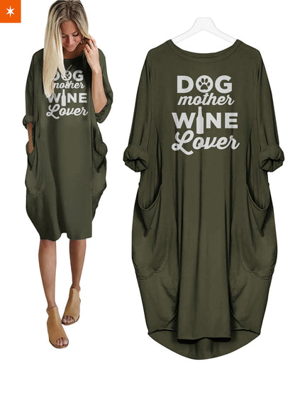 Fandomaniax - Dog Mother Wine Lover Dress