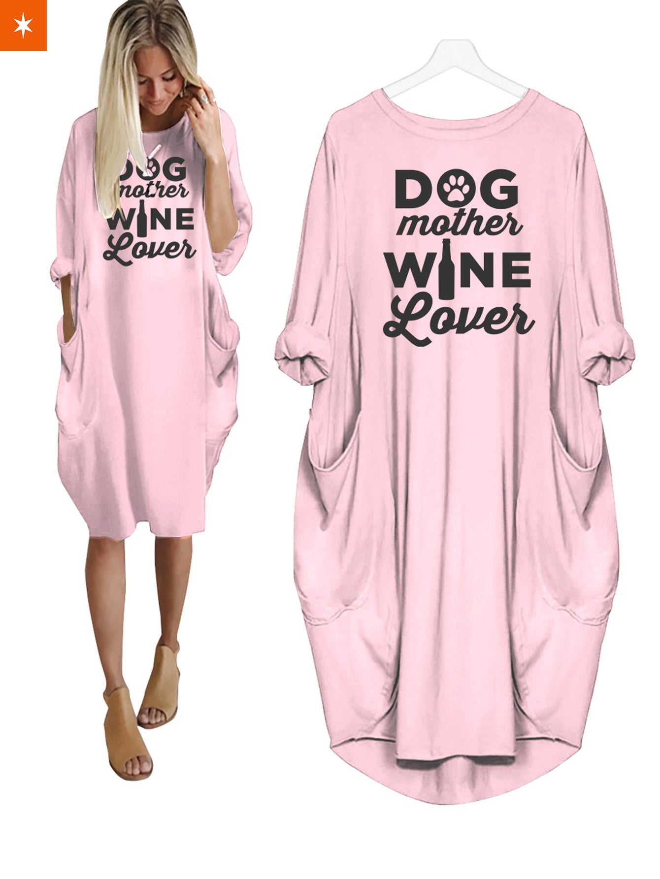 Fandomaniax - Dog Mother Wine Lover Dress