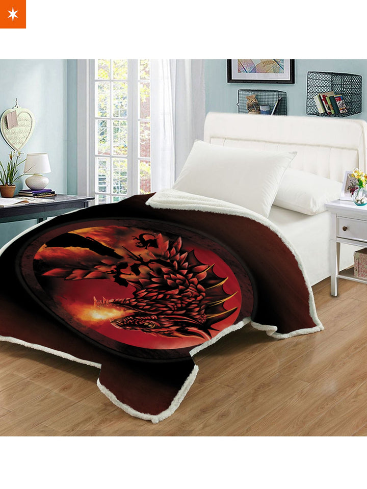 Fandomaniax - Dracarys Throw Blanket