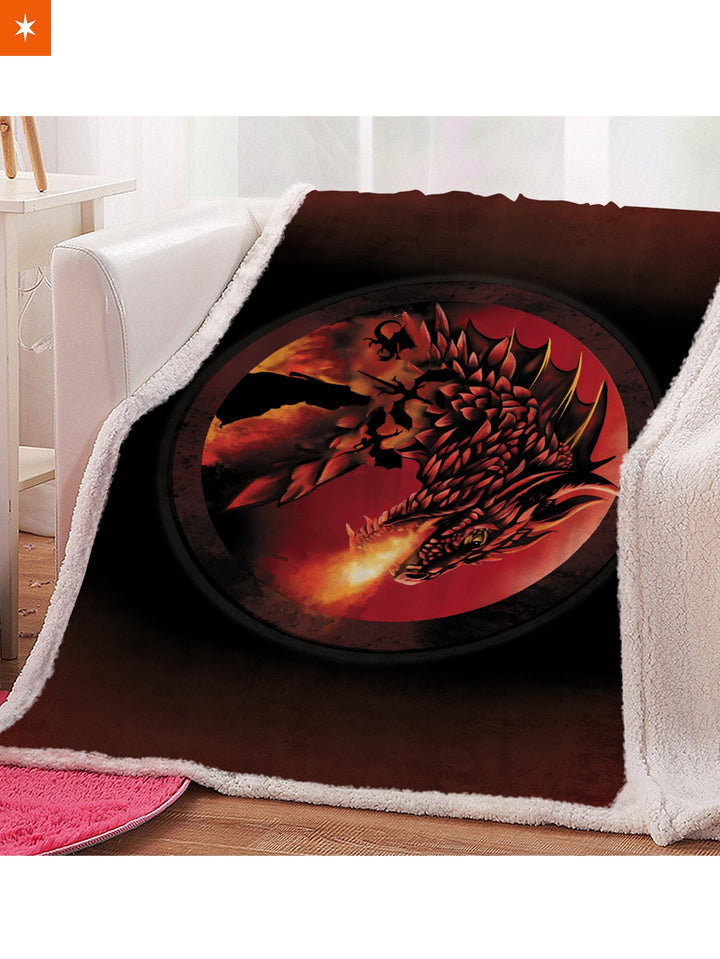 Fandomaniax - Dracarys Throw Blanket