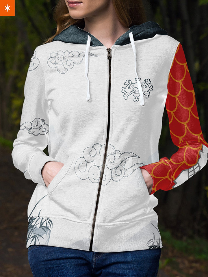 Fandomaniax - Dragon of the Beasts Unisex Zipped Hoodie