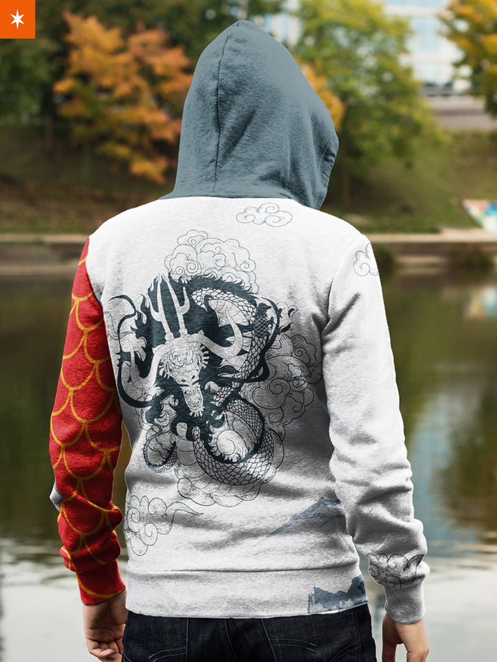 Fandomaniax - Dragon of the Beasts Unisex Zipped Hoodie