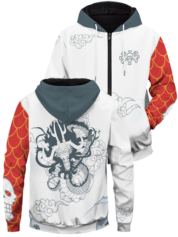 Fandomaniax - Dragon of the Beasts Unisex Zipped Hoodie