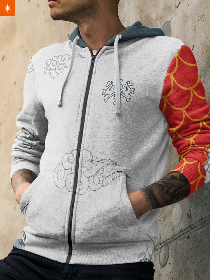 Fandomaniax - Dragon of the Beasts Unisex Zipped Hoodie