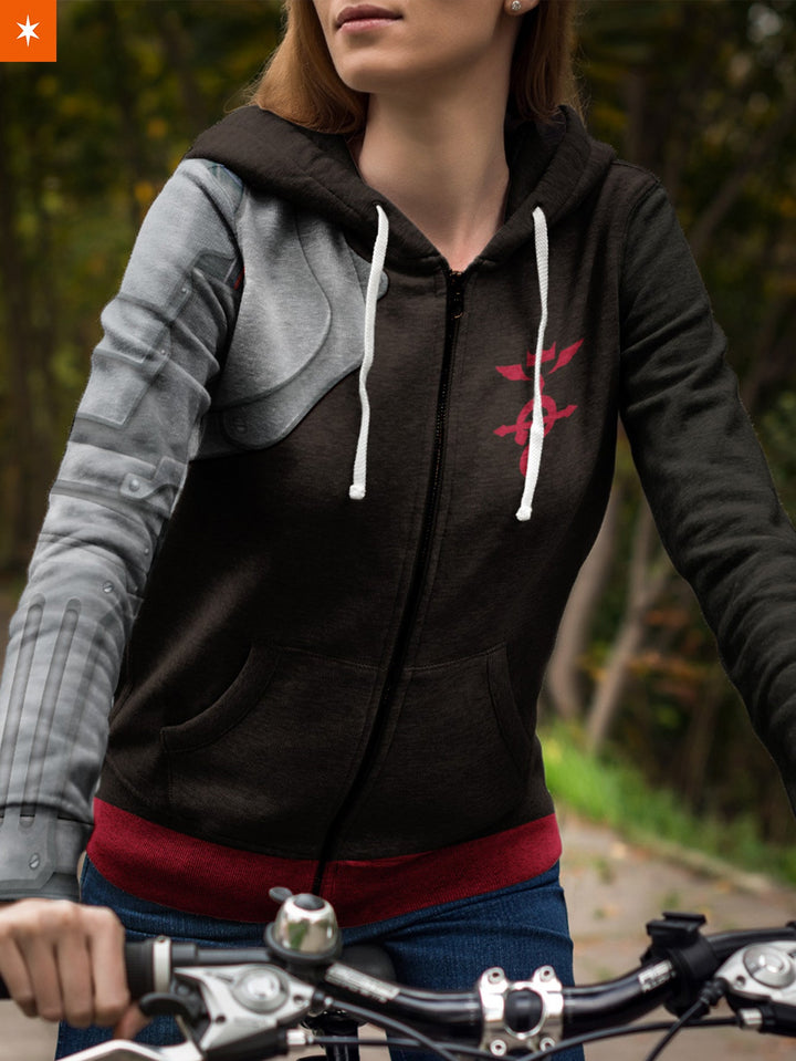 Fandomaniax - Edward Elric Unisex Zipped Hoodie