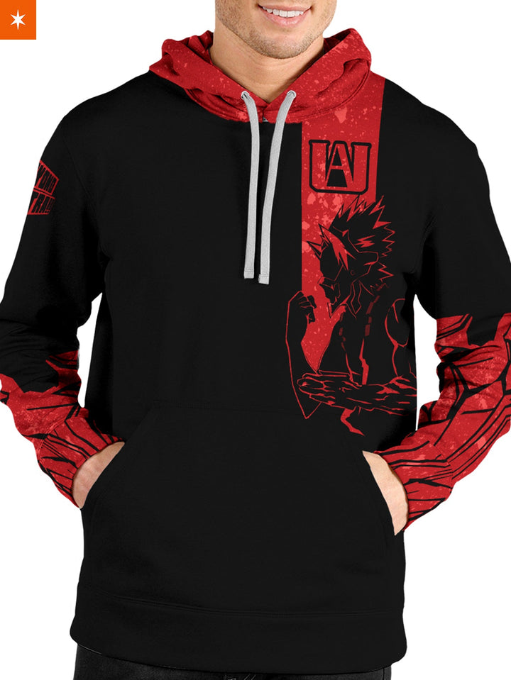 Fandomaniax - Eijiro Kirishima Unisex Pullover Hoodie