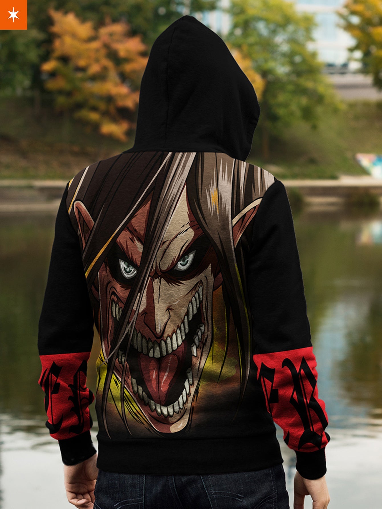 Eren yeager sweatshirt hot sale