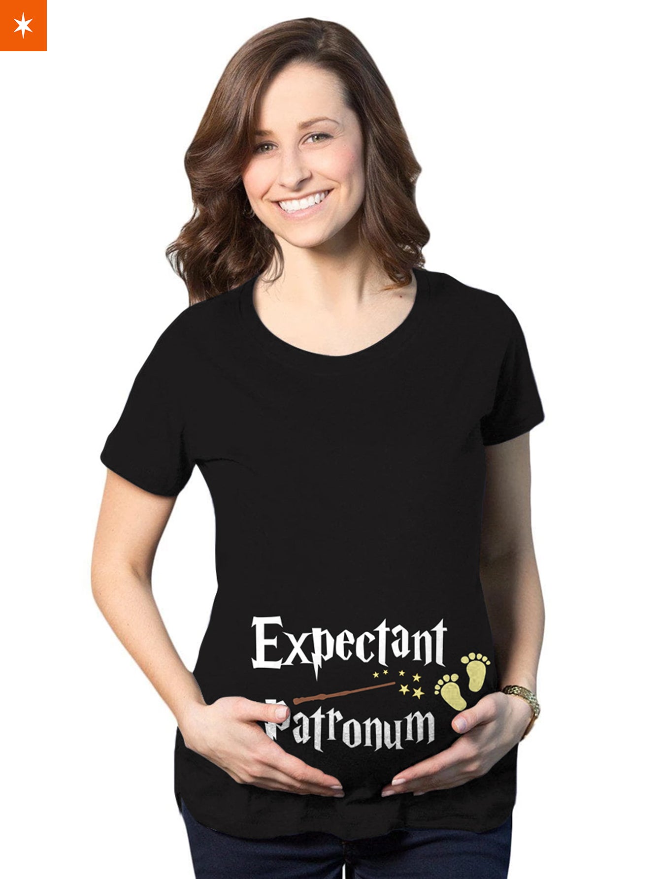 Fandomaniax - Expectant Patronum Maternity T-Shirt