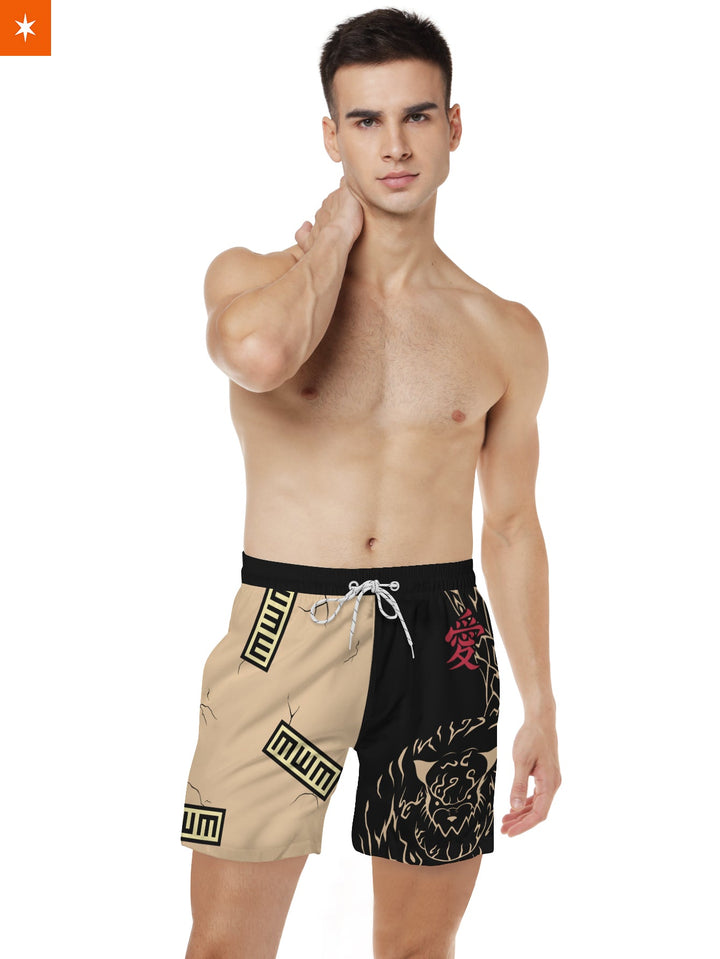 Fandomaniax - Gaara Fashion Beach Shorts