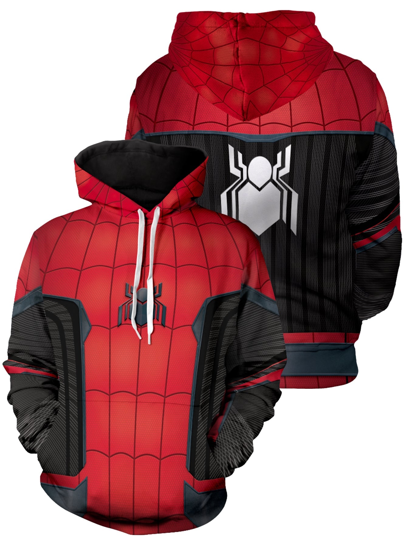Fandomaniax - Far From Home Spidey Unisex Pullover Hoodie