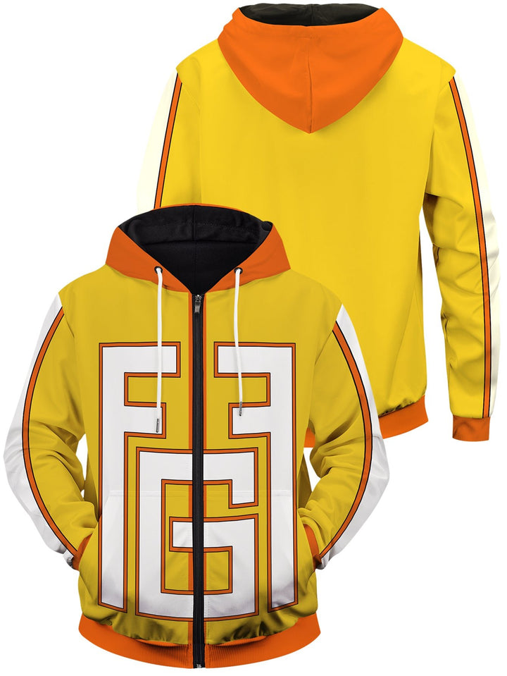 Fandomaniax - Fat Gum Taishiro Toyomitsu Unisex Zipped Hoodie