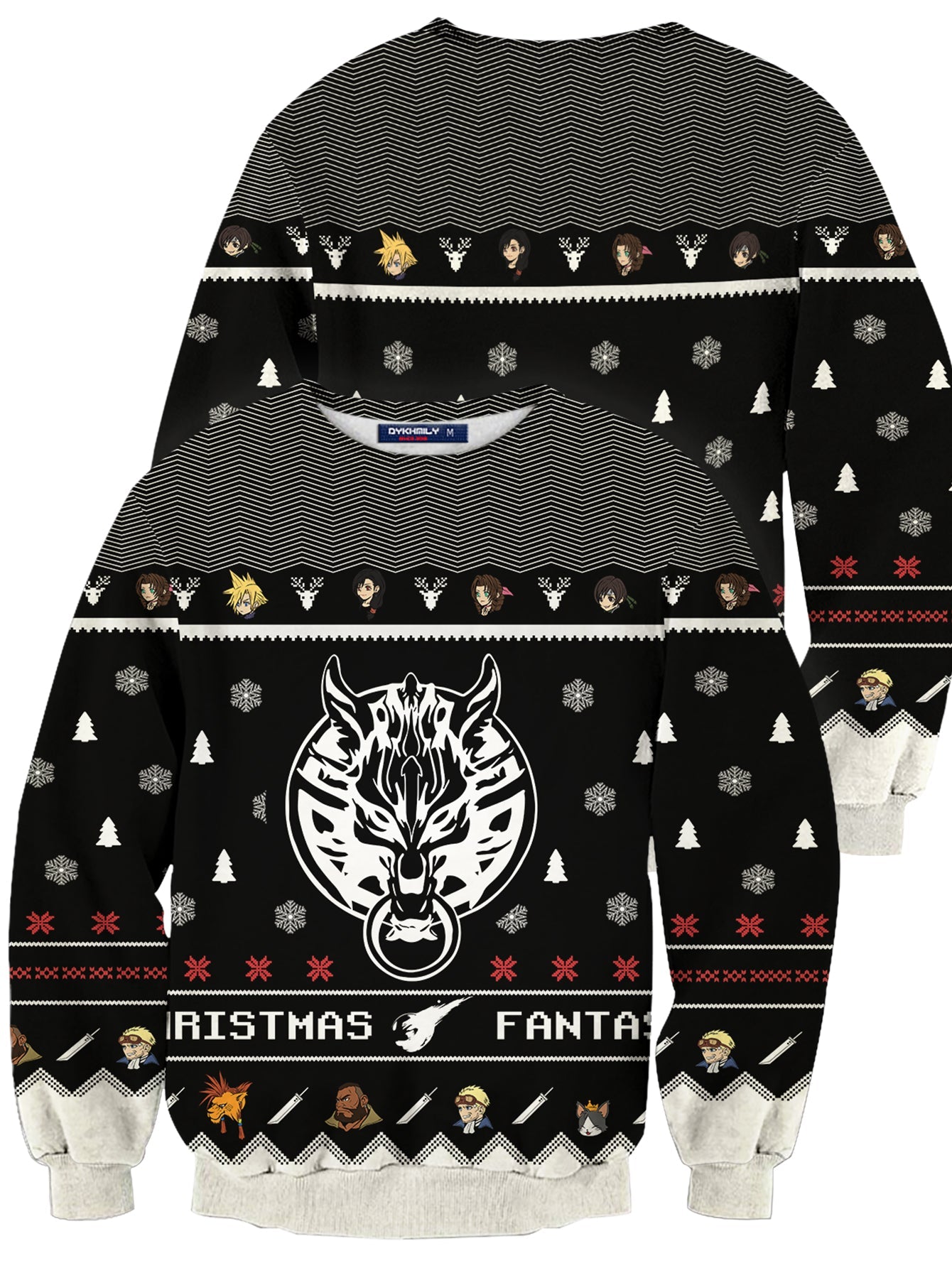 Fandomaniax - Final Fantasy Cloud Christmas Unisex Wool Sweater