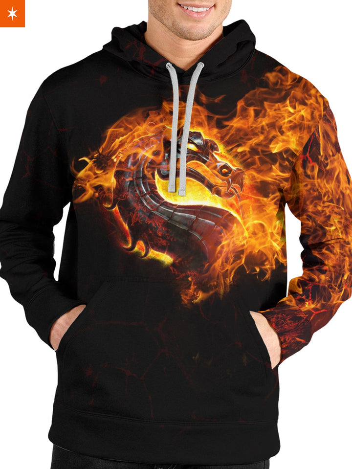 Fandomaniax - Fire Warrior Unisex Pullover Hoodie