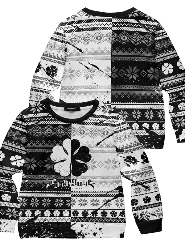 Fandomaniax - Five-Leaf Clover Kids Unisex Wool Sweater