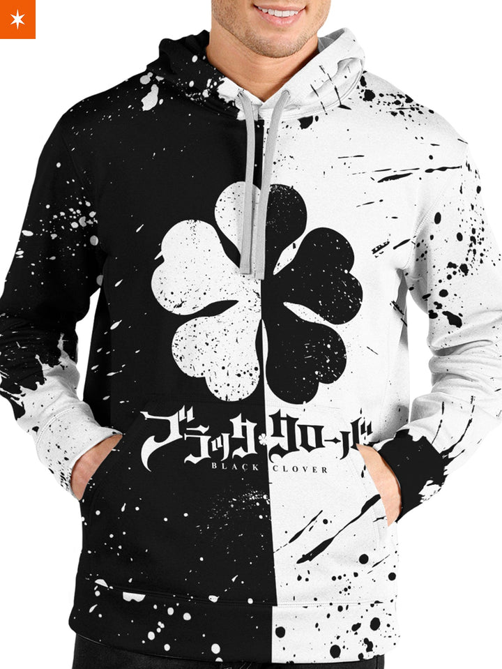 Fandomaniax - [Buy 1 Get 1 SALE] Five-Leaf Clover Unisex Pullover Hoodie