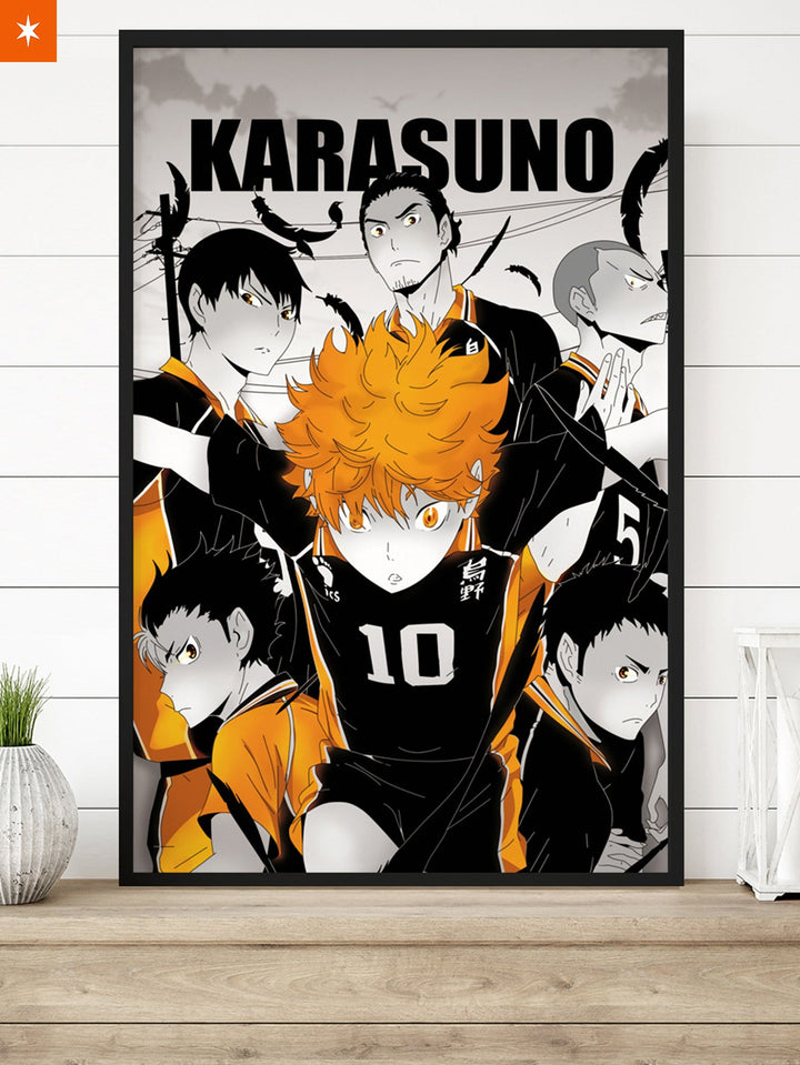 Fandomaniax - Fly High Karasuno 3D Transition Canvas