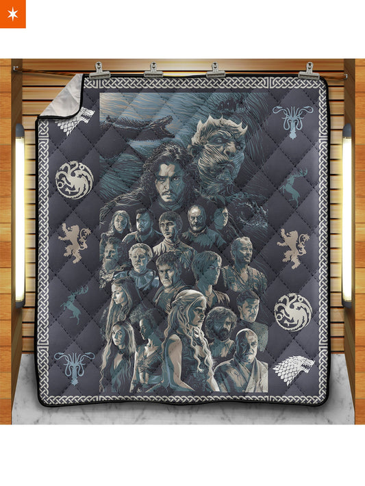 Fandomaniax - For The Throne Quilt Blanket