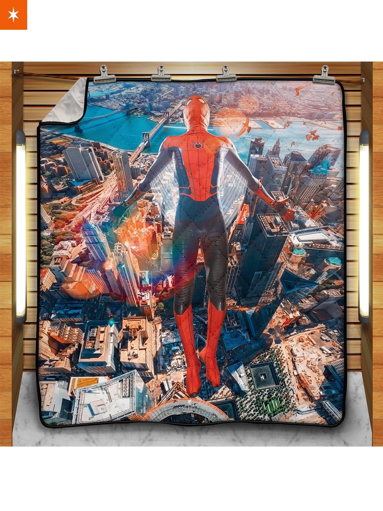Fandomaniax - Friendly Neighborhood Hero Quilt Blanket