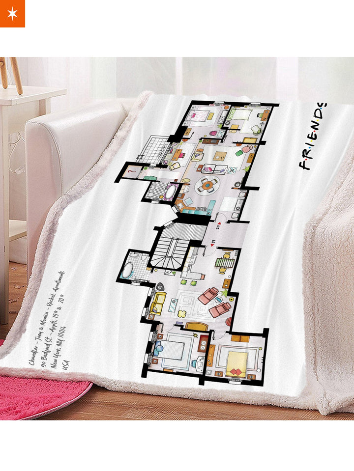 Fandomaniax - Friends Apartment Throw Blanket