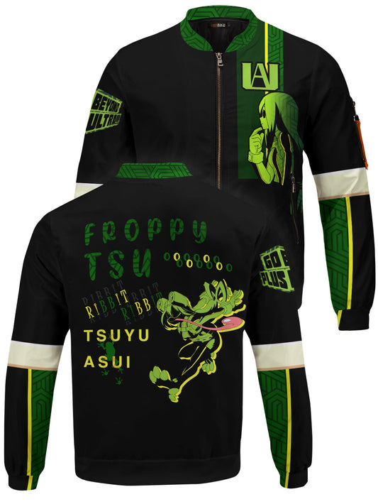 Fandomaniax - Frog Hero Tsuyu Bomber Jacket