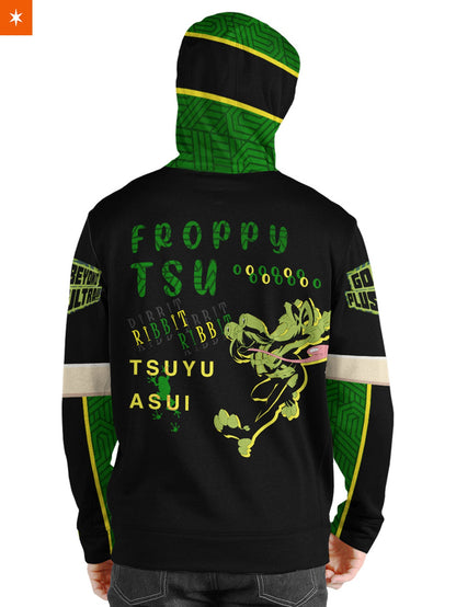 Fandomaniax - Frog Hero Tsuyu Unisex Pullover Hoodie