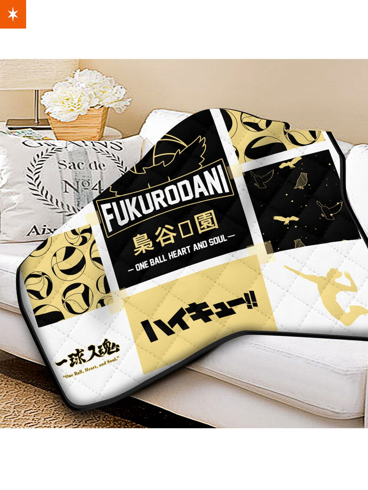 Fandomaniax - Fukurodani Cozy Quilt Blanket