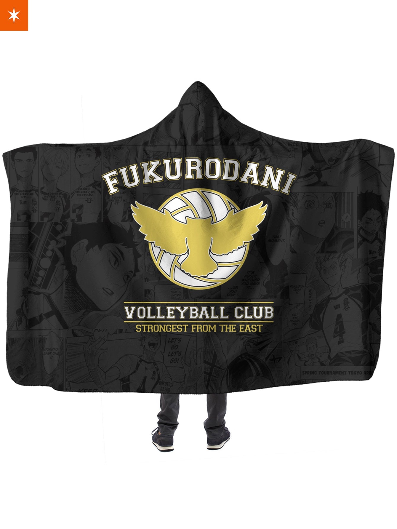 Fandomaniax - Fukurodani Volleyball Club Hooded Blanket