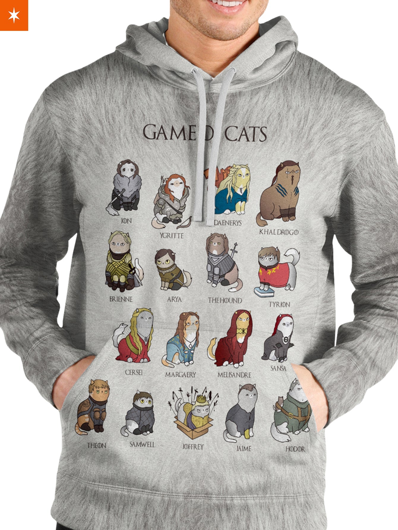 Fandomaniax - Game of Cats Unisex Pullover Hoodie