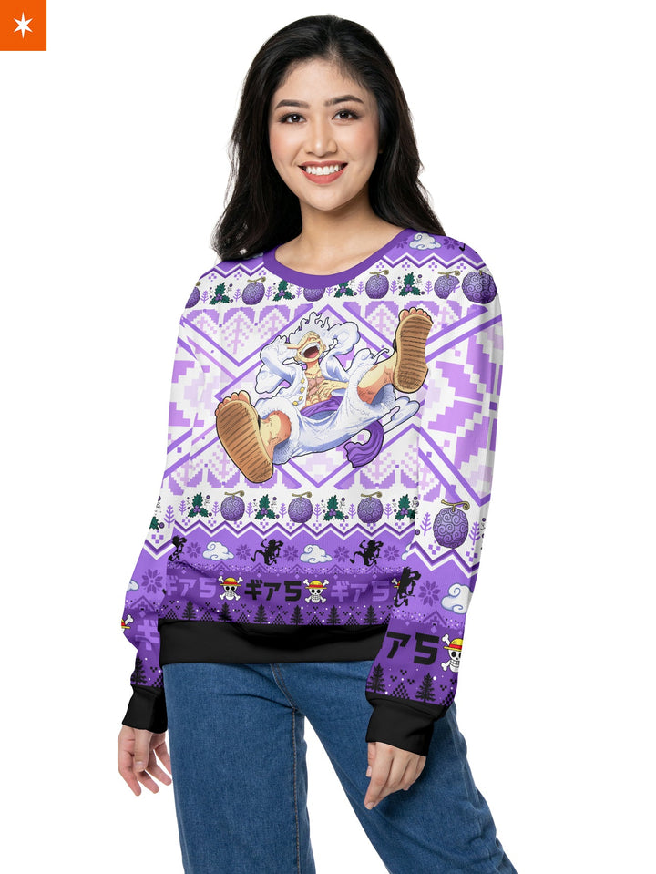 Fandomaniax - Gear 5 Christmas Unisex Wool Sweater