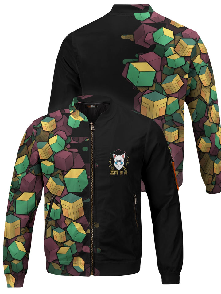 Fandomaniax - Giyu Cube Bomber Jacket