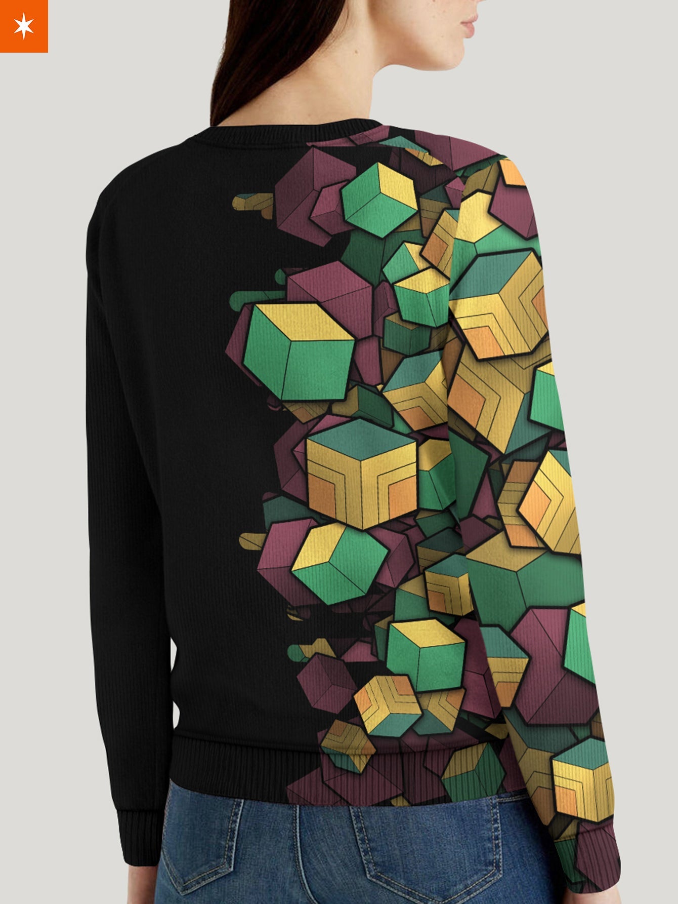 Fandomaniax - [Buy 1 Get 1 SALE] Giyu Cube Unisex Wool Sweater