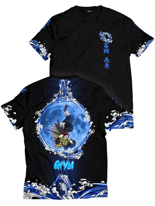 Fandomaniax - Giyu Moonfall Unisex T-Shirt