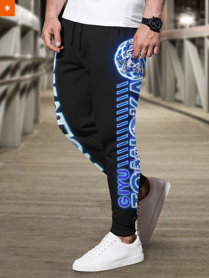 Fandomaniax - Giyu Neon Jogger Pants