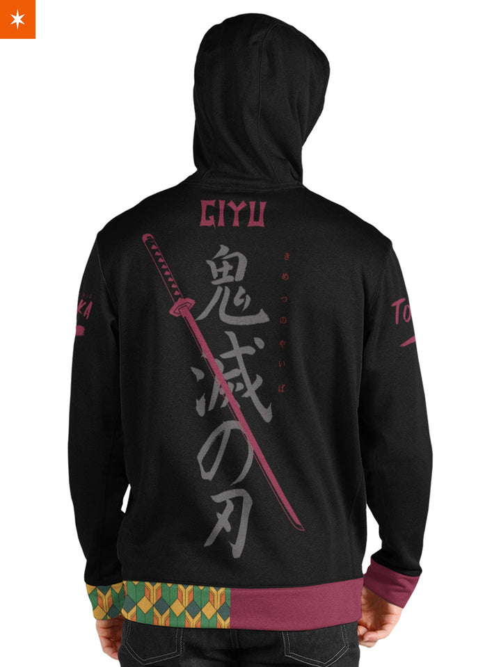 Fandomaniax - Giyu Style Unisex Pullover Hoodie