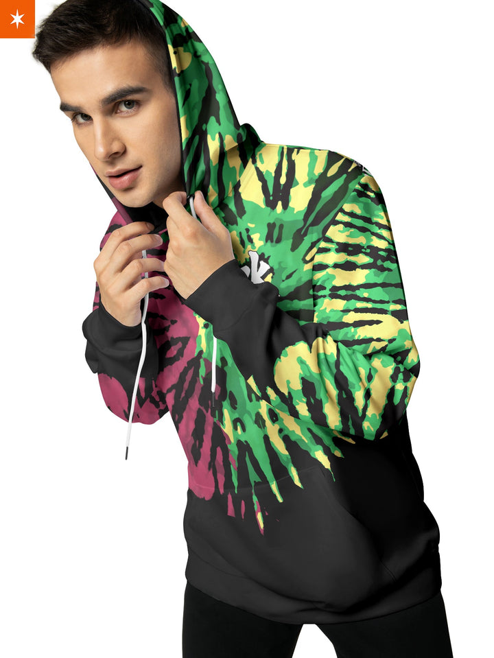 Fandomaniax - Giyu Tie Dye Unisex Pullover Hoodie