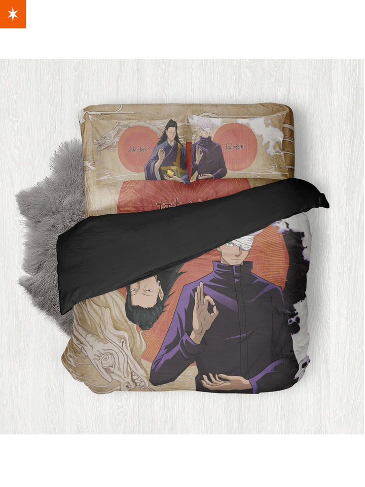 Fandomaniax - Gojo x Geto Cozy Bedding Set