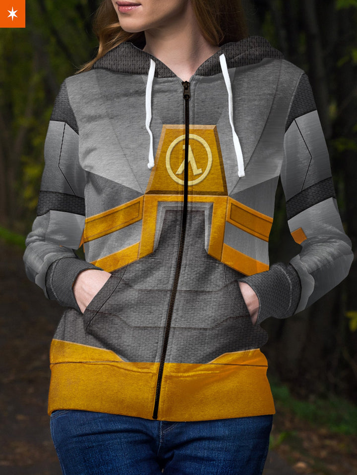 Fandomaniax - Gordon Freeman Unisex Zipped Hoodie