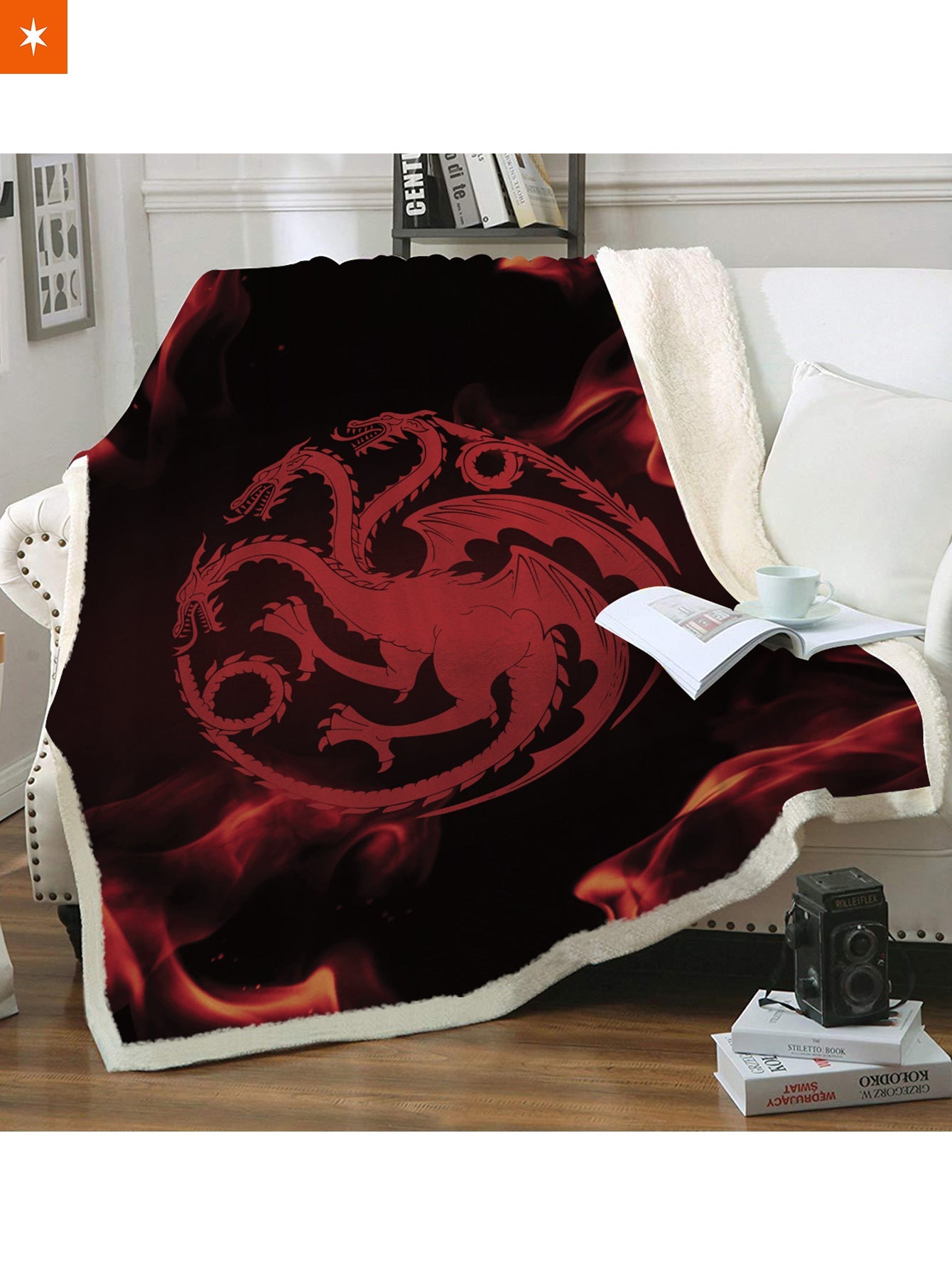 Fandomaniax - GOT House Targaryen Throw Blanket