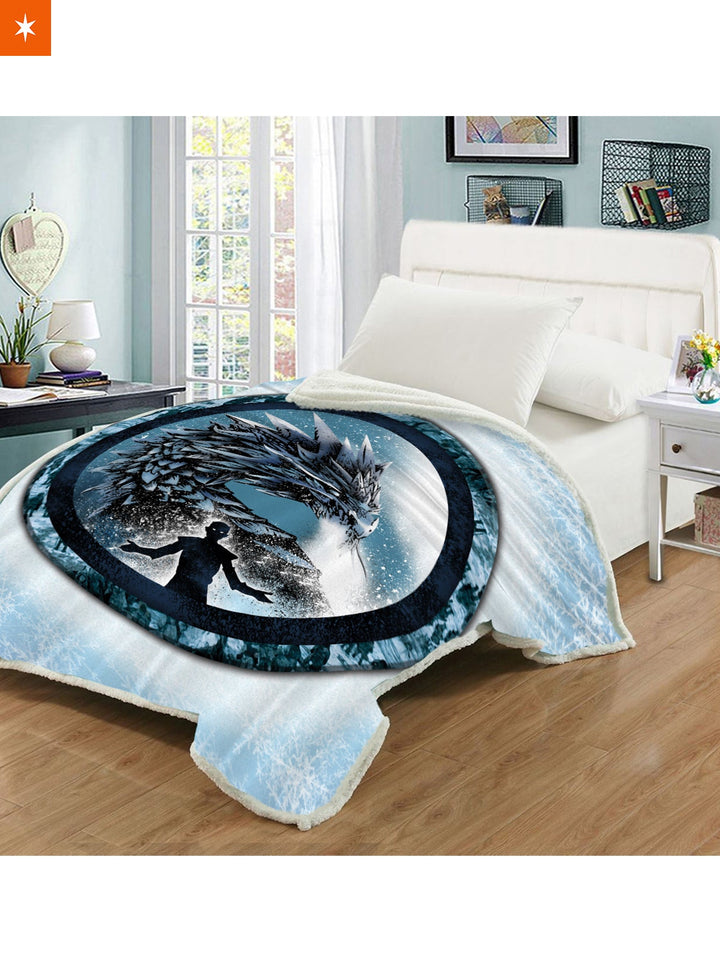 Fandomaniax - GOT Winter is Here Throw Blanket