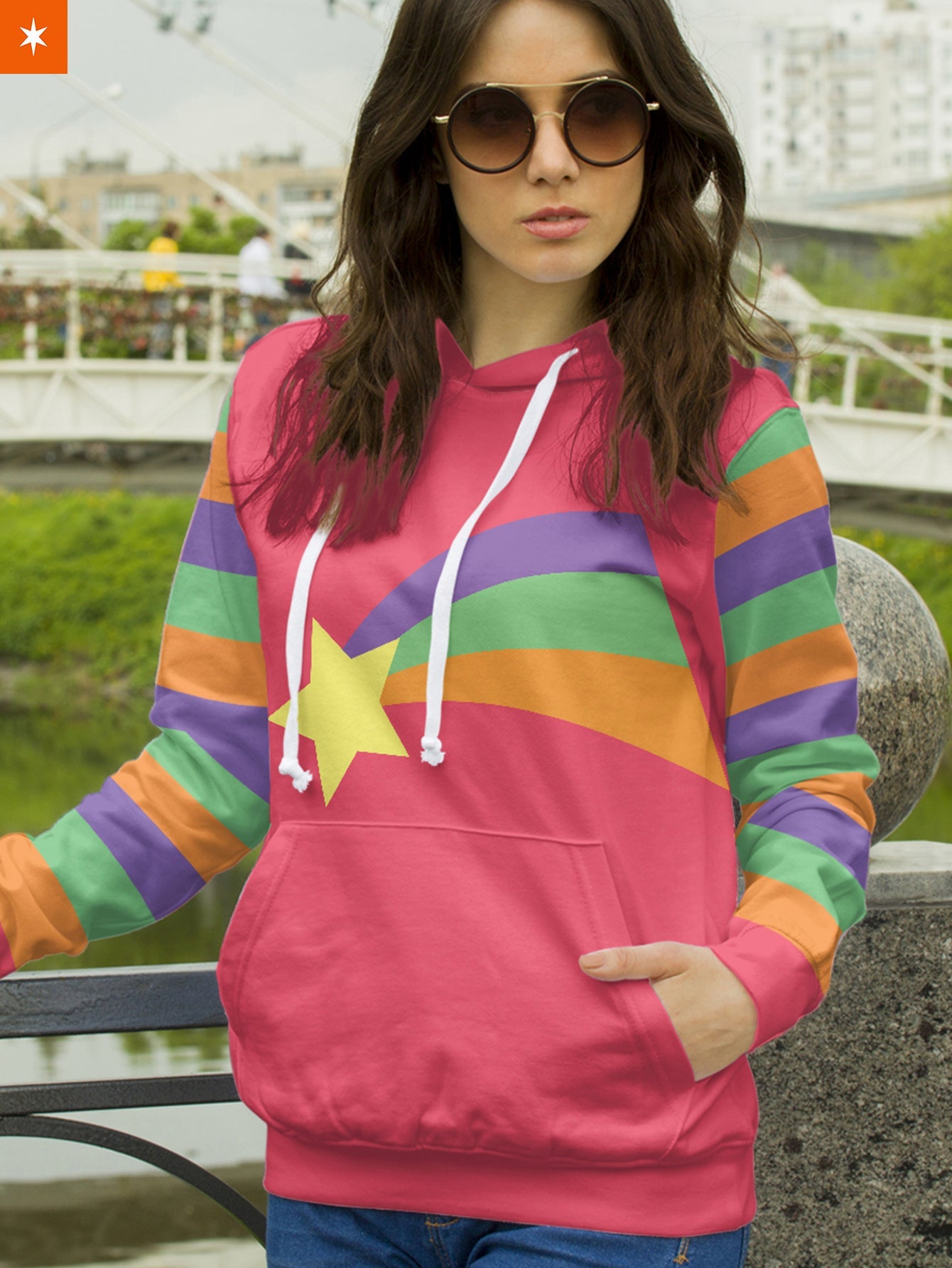 Fandomaniax - Gravity Falls Mabel Pines Cosplay Unisex Pullover Hoodie