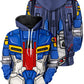 Fandomaniax - Gundam MSZ-006 Unisex Pullover Hoodie